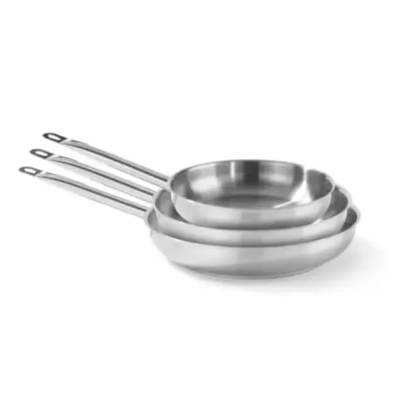 LYONNAISE RONDE POELE INOX AISI 18-10 LYONNAISE RONDE POELE INOX AISI 18-10