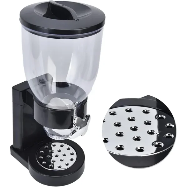 DISTRIBUTEUR DE CEREALES DESIGN NOIR
