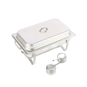 CHAUFFE-PLATS CHAFING DISH RECTANGULAIRE AVEC COUVERCLE - Image 3