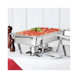 CHAUFFE-PLATS CHAFING DISH RECTANGULAIRE AVEC COUVERCLE - Image 4