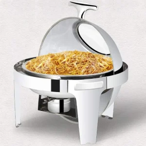 CHAUFFE-PLATS CHAFING DISH ROND AVEC COUVERCLE - Image 3
